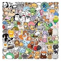 Animal Stickers – 100 STICKERS – Cute Animals Funny Stickers, Kids, Boys, Girls