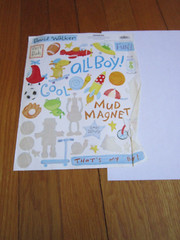 David Walker Stickers Creative Imaginations Little Boy Son Child Sports USED
