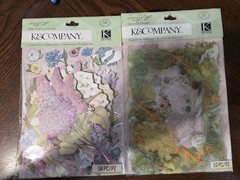 K&Company Colorful Handmade Acetate DieCut Frames & Cardstock New Scrapbooking