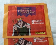 Vtg 60 Disney Panini Hunchback of Notre Dame Album Stickers Autocollants Fleer