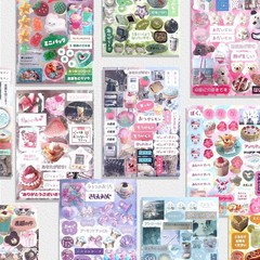 Cute Japanese Sticker Collection – 800+ Self-Adhesive Stickers for Crafts