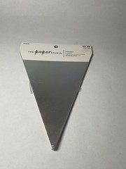 The Paper Studio Chrome Pennants DIY 24 Sheets 5.5×8.39in