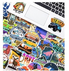 50pcs Outdoor Camping Hiking Stickers Pack, Nature Set, 177