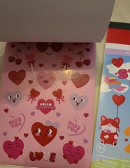 VALENTINE’S DAY STICKER BOOK LOT OF 3 NEW