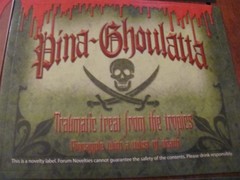NEW UNUSED LOT OF 8 HALLOWEEN THEMED NOVELTY BOTTLE LABELS / STICKERS