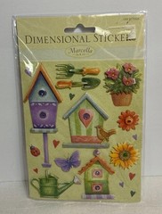 Lot of 4~K&Company Stickers ~Gardener & Butterflies, Grand Adhesions + Metal Art