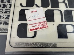 C-THRU Graphics 1976 Rub-On Dry Transfer Letters Signet Vintage 4 Sheets