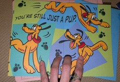 Hallmark Pluto Greeting Card Birthday Smooch w/Envelope Mickey Unlimited