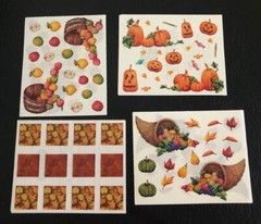 Creative Memories FALL ~ HALLOWEEN 4×5 Block Sticker Sheets – U Choose ~ NEW