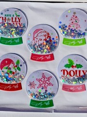 Dolly Parton Glitter Globe Stickers 12 Pack 72 Count Collectible NWT