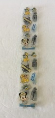 Disney Classic Adventure Land Stickers 5 Strips 50 Total Count Scrapbkng Cards