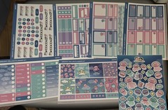 Huge 31 piece lot / bundle hubman & chubgirl planner sticker sheets all new