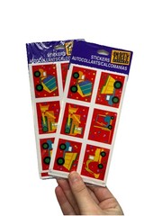 Deadstock Hallmark Party Express Construction Vehicles Sticker Packs 2pc #660