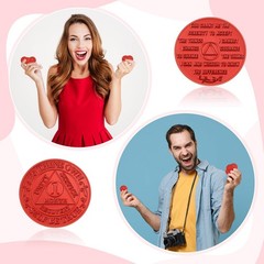 Siifert 30 Pcs Recovery 1 Month AA Chips and Medallions Bulk Sobriety Chips A…