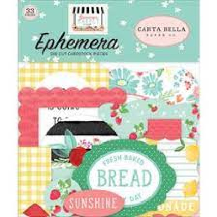 CARTA BELLA 33 PCS SUMMER MARKET EPHEMERA