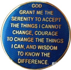 35 Year Reflex Blue Gold Plated AA Medallion Chip XXXV