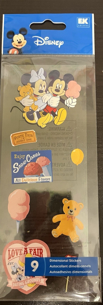 Disney Stickers- EK Success New–State Fair-Mickey/Minnie