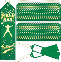 100 Pcs Field Day Participant Ribbons Award Ribbon Prize Ribbons Winner