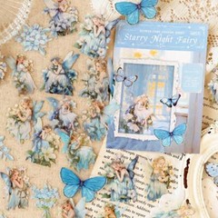 Fantasy Flower Fairy PET Stickers Bullet Journals Album Card Scrapbooking Crafts