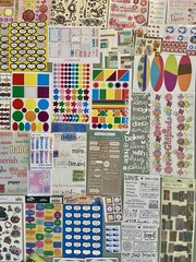 HUGE Lot of Words, Phrases, Etc THOUSANDS of Stickers! Jolee’s, Sticko Etc #4