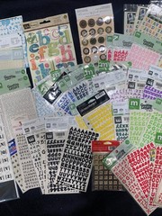 Alphabet Stickers Bundle