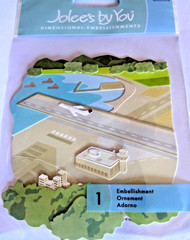 Jolee’s Airport Dimensional Scrapbook Stickers travel vacation RARE
