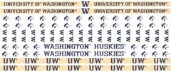University of Washington Huskies NCAA Scrapbook Kit Sticker Paper U-CHOOSE
