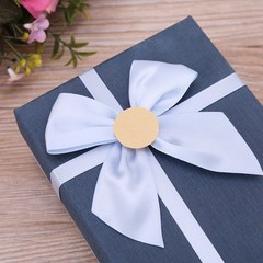 Kraft Paper Round Label Diameter 2.5cm Handmade Baby Shower Guest