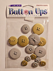 Large Lot of «Button Ups» Photo safe Adhesive Buttons by Stickopotamus 11 pkgs