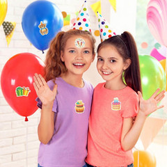 16 Sheet Happy Birthday Stickers Self-Adhesive Birthday Cards Scrapbook
