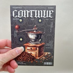 Coffee Stickers 10 Sheets Junk Journal Collage Scrapbooking