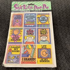 Vintage Sticker Pack School Stickety Do Da Bear Boy Girl J25