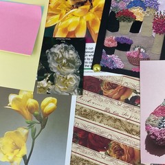 Vintage Floral Ephemera Mystery Grab Bag – Paper Crafting Supplies Bundle