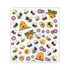 Scrapbooking Crafts Stickers Bumble Bees Hives Flowers Repeats Bee Honey