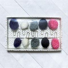 Jumbo Paper Clips Pom Pom Bookmarks Set 10 Designer Gold Planner Accessory