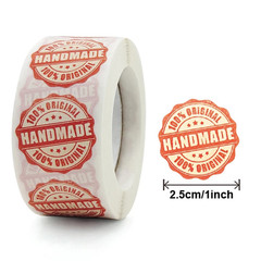 100pcs Handmade Stickers Labels for Gift Packaging Scrapbook Decoration