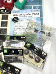 Scrapbooking Crafting supplies Mixed Lot. New And Used Items.(B)