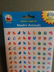 carson dellosa publishing sticker Noah’s Animals stickers 2 packs of 810 sticker