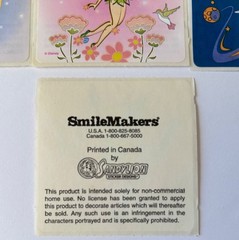 7 Disney Fairy Tinker Bell 2.5 x 2.5 Stickers – Rare from early 2000’s