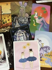 Lot Of 45 Tarot Cards Lot Junk Journal Collage Ephemera Single Swap Arcana
