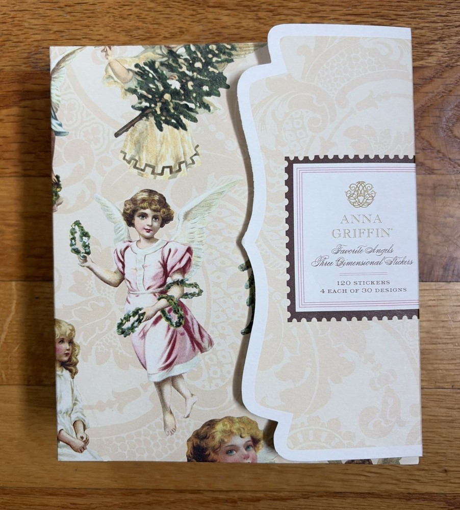Anna Griffin Favorite Angels 120 Three Dimensional Stickers New in Box