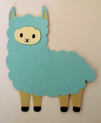 Llama Cute Animals Cardstock Paper Die Cut Scrapbook Embellishment Pick ONE
