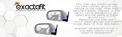Passenger Side Mirror Glass Replacement For 2013 2014 2015 2016 2017 Honda Ac…