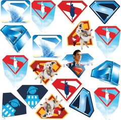 SUPERMAN 2025 LOGO VARIETY DIE CUT VINYL 50 CT STICKER PACK