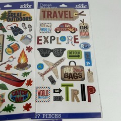 Lot of Road Trip & Camping Stickers! Themed Stickers Jolee’s Boutique