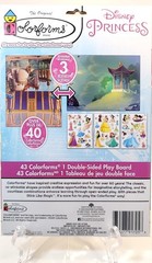DISNEY PRINCESS STICKERS,THE ORIGINAL COLORFORMS BRAND,ONE SET.