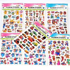 Bubble Stickers Lot x7 Packs: Paw Patrol, Mickey and Friends, Stitch & More New!