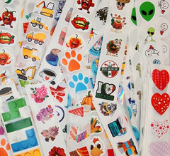 100 Random Pick Stickers/Scrapbook/Crafts/Journals/Planner/Diary/School/1 inch