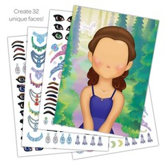 Bendon Princess Create A Face Sticker Play Pad For Kids Ages 3 And Up