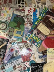 Mixed Lot of 125+ Scrapbook Stickers Die Cuts NEW Jolees Sticko, Heidi..,.